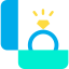 Wedding ring icon 64x64