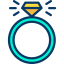 Wedding ring icon 64x64
