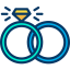 Wedding ring icon 64x64