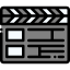 Clapperboard icône 64x64