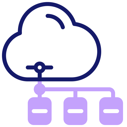 Cloud storage icon