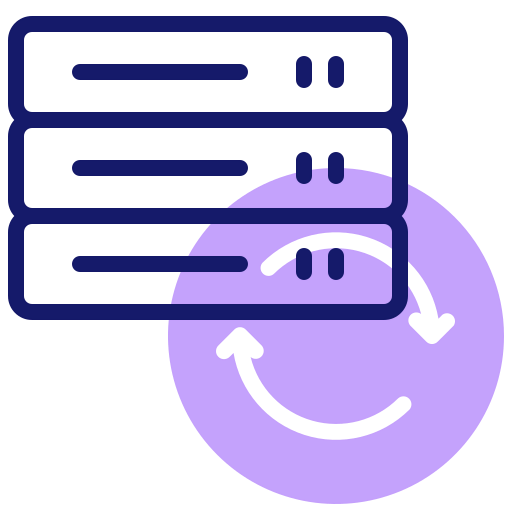 Data processing icon