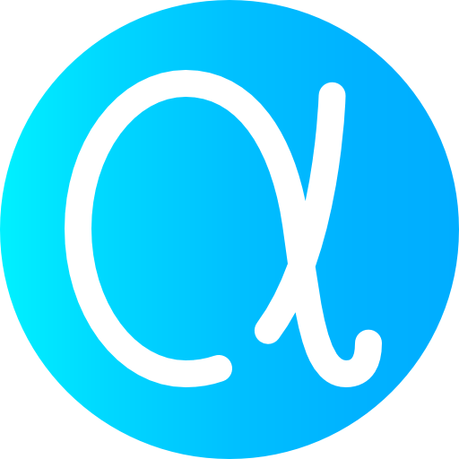 Alpha icon