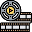 Film reel icon 64x64