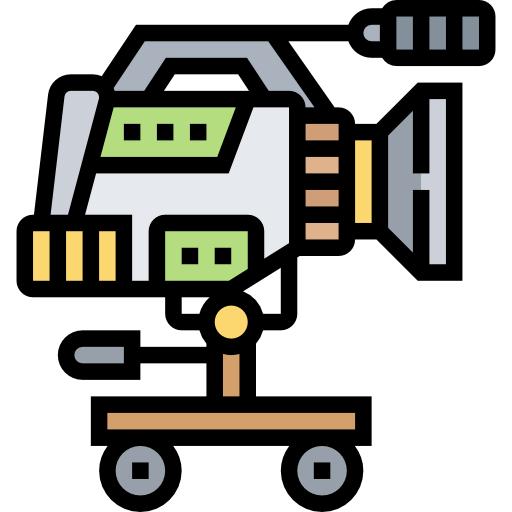 Cinema camera icon