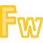 Adobe fireworks ícone 64x64