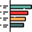 Bar chart icon 64x64