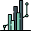 Bar chart icon 64x64