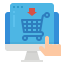 Online shopping icon 64x64