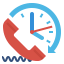Round clock icon 64x64