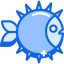 Puffer fish ícone 64x64