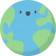Earth globe icon 64x64