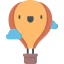 Hot air balloon icon 64x64