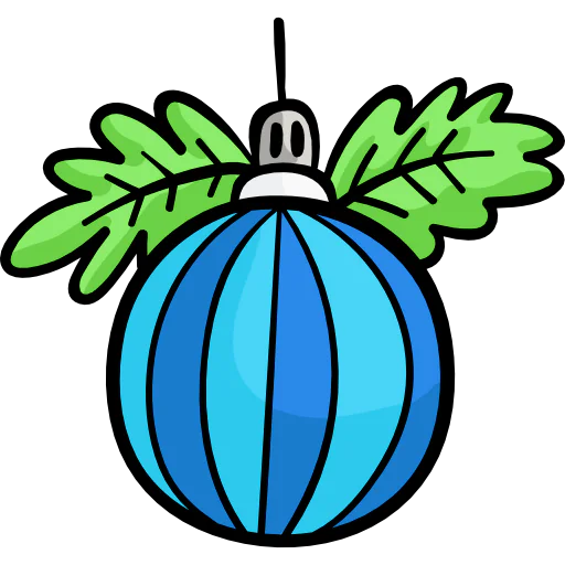 Christmas ball icône