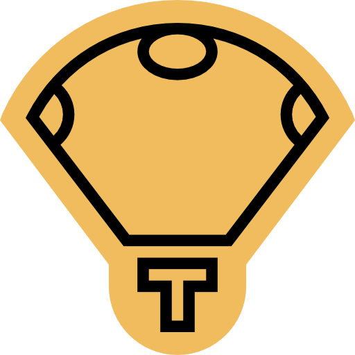 Baseball field icon