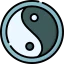 Ying yang アイコン 64x64