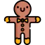 Gingerbread man icon 64x64