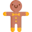Gingerbread man icon 64x64