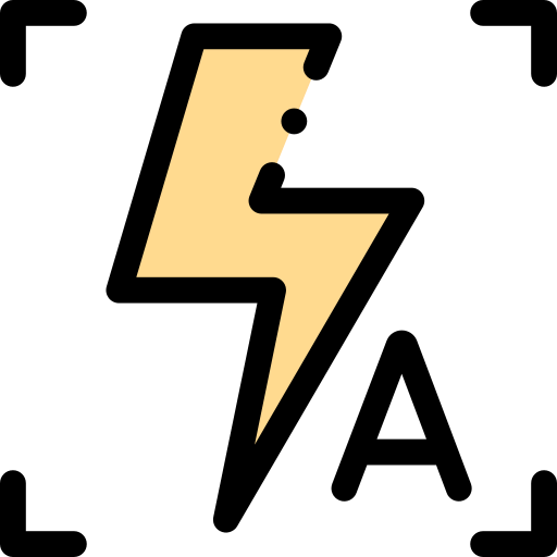 Auto flash 图标
