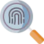 Fingerprint searching icon 64x64