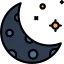Crescent moon icône 64x64