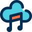 Music cloud icon 64x64