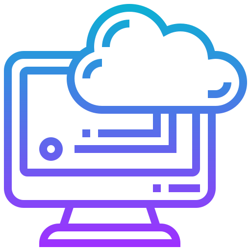 Cloud computing icon