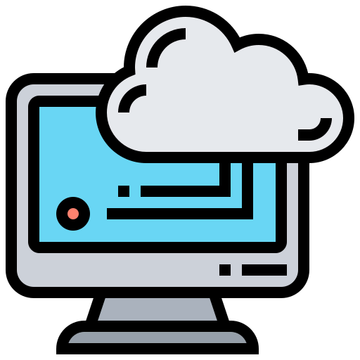Cloud computing icône