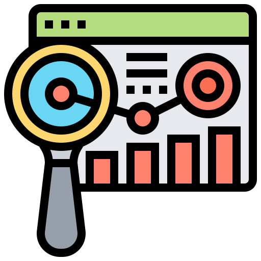 Web analytics ícono