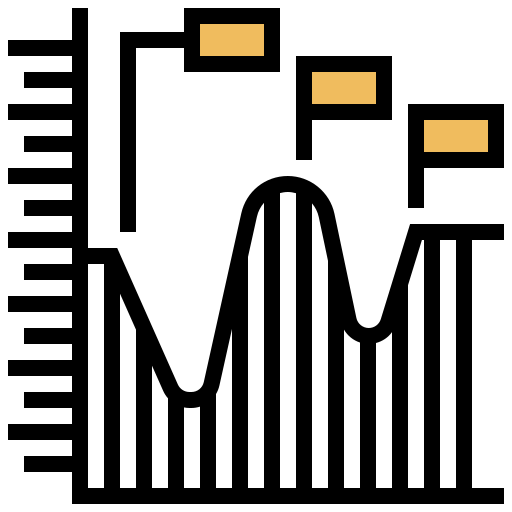 Progress chart biểu tượng
