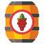 Wine barrel icon 64x64