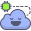 Cloud computing icon 64x64