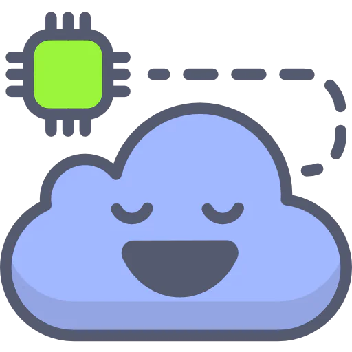 Cloud computing icon