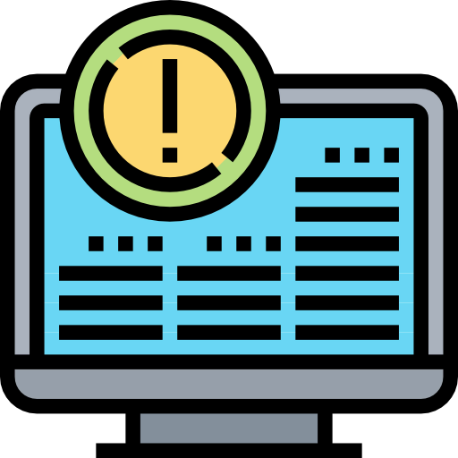 Security breach icon