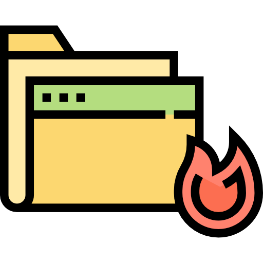 Infected folder icon
