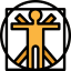 Vitruvian man アイコン 64x64
