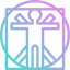 Vitruvian man Ikona 64x64