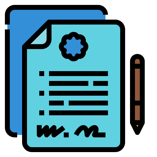 Contract icon
