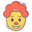 Clown face ícono 64x64