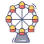 Ferris wheel icon 64x64