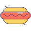 Hot dog ícono 64x64