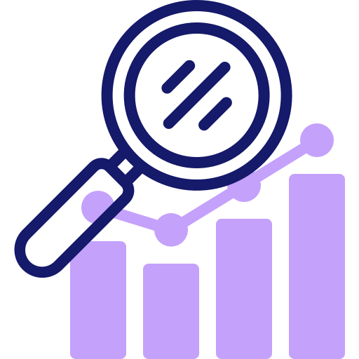 Magnifying glass ícone