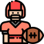 American football player icon 64x64