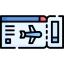 Boarding pass icon 64x64