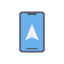 Gps phone icon 64x64