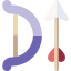 Bow and arrow icon 64x64