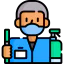 Cleaning staff icon 64x64