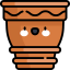 Plant pot icon 64x64