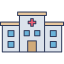 Hospital building icon 64x64