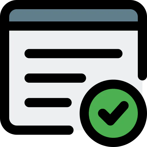 Checkmark icône